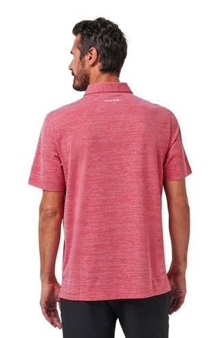 Travis Mathew The Heater polo da uomo, heather scooter