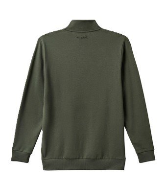 Travis Mathew Cloud Quarter Zip 2.0 felpa da uomo, dark olive