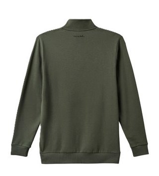 Travis Mathew Cloud Quarter Zip 2.0 felpa da uomo, dark olive