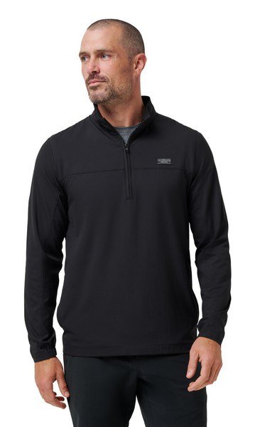 Travis Mathew Wanderlust quarter zip giacca uomo, nera