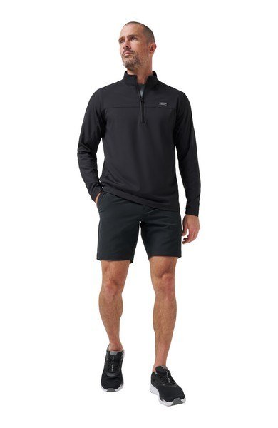 Travis Mathew Wanderlust quarter zip giacca uomo, nera