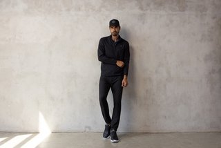 Travis Mathew Wanderlust quarter zip giacca uomo, nera