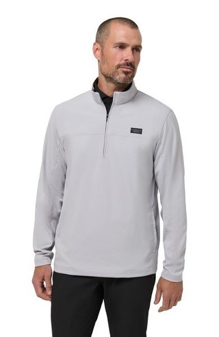 Travis Mathew Wanderlust quarter zip giacca da uomo, micro chip