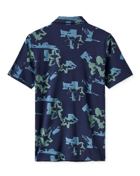 Travis Mathew Favorite Hello polo da uomo, total eclipse