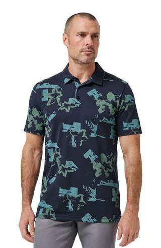 Travis Mathew Favorite Hello polo da uomo, total eclipse