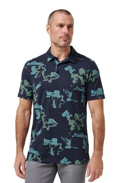Travis Mathew Favorite Hello polo da uomo, total eclipse