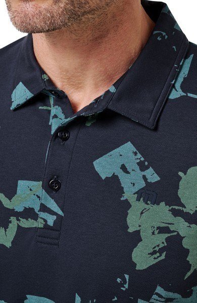Travis Mathew Favorite Hello polo da uomo, total eclipse