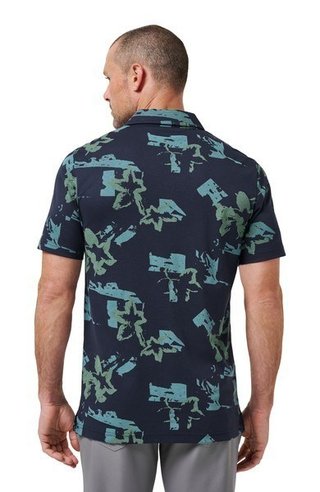 Travis Mathew Favorite Hello polo da uomo, total eclipse
