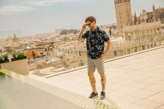 Travis Mathew Favorite Hello polo da uomo, total eclipse