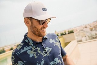 Travis Mathew Favorite Hello polo da uomo, total eclipse