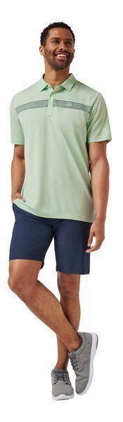 Travis Mathew River Boat polo da uomo, aqua foam