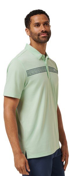 Travis Mathew River Boat polo da uomo, aqua foam