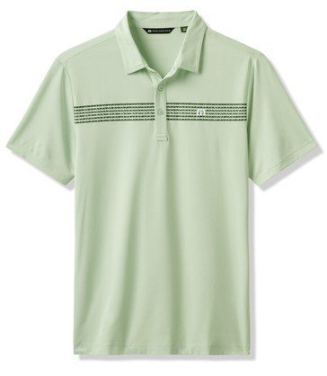Travis Mathew River Boat polo da uomo, aqua foam