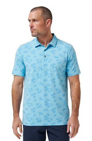 Travis Mathew Port Day polo da uomo, air blue