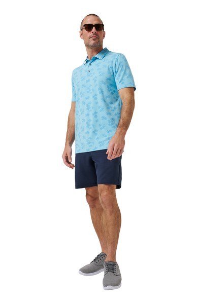 Travis Mathew Port Day polo da uomo, air blue