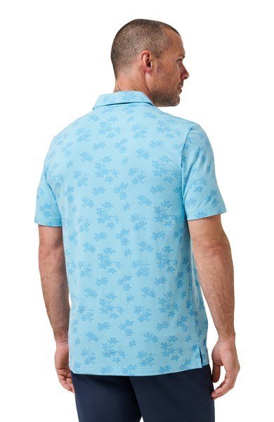 Travis Mathew Port Day polo da uomo, air blue