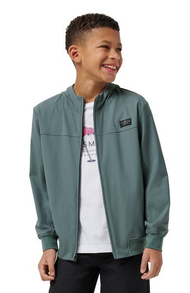 Travis Mathew Wanderlust junior felpa con cappuccio, balsam green