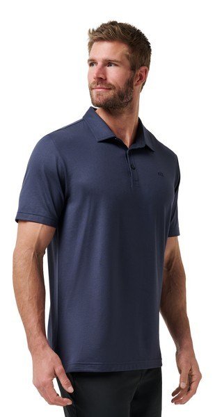 Travis Mathew Featherweight Performance polo da uomo, total eclipse