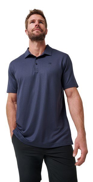Travis Mathew Featherweight Performance polo da uomo, total eclipse