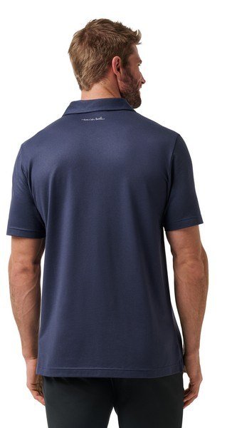 Travis Mathew Featherweight Performance polo da uomo, total eclipse