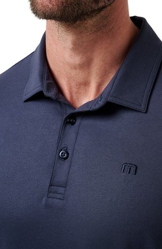 Travis Mathew Featherweight Performance polo da uomo, total eclipse