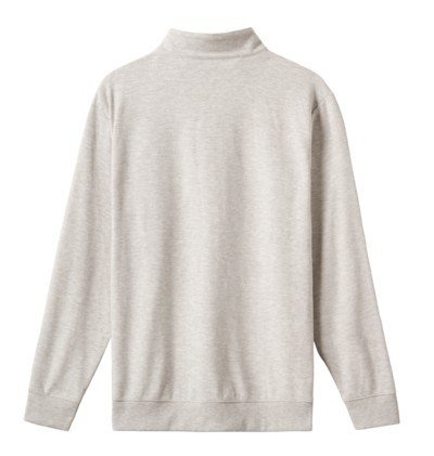 Travis Mathew Cloud maglione uomo 1/4 zip, heather grey