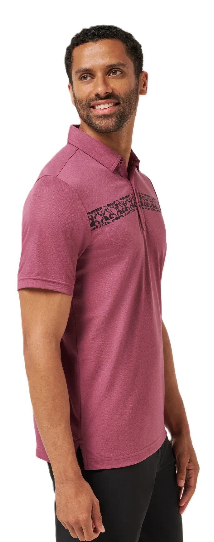 Travis Mathew Bungee Jump polo da uomo, damson