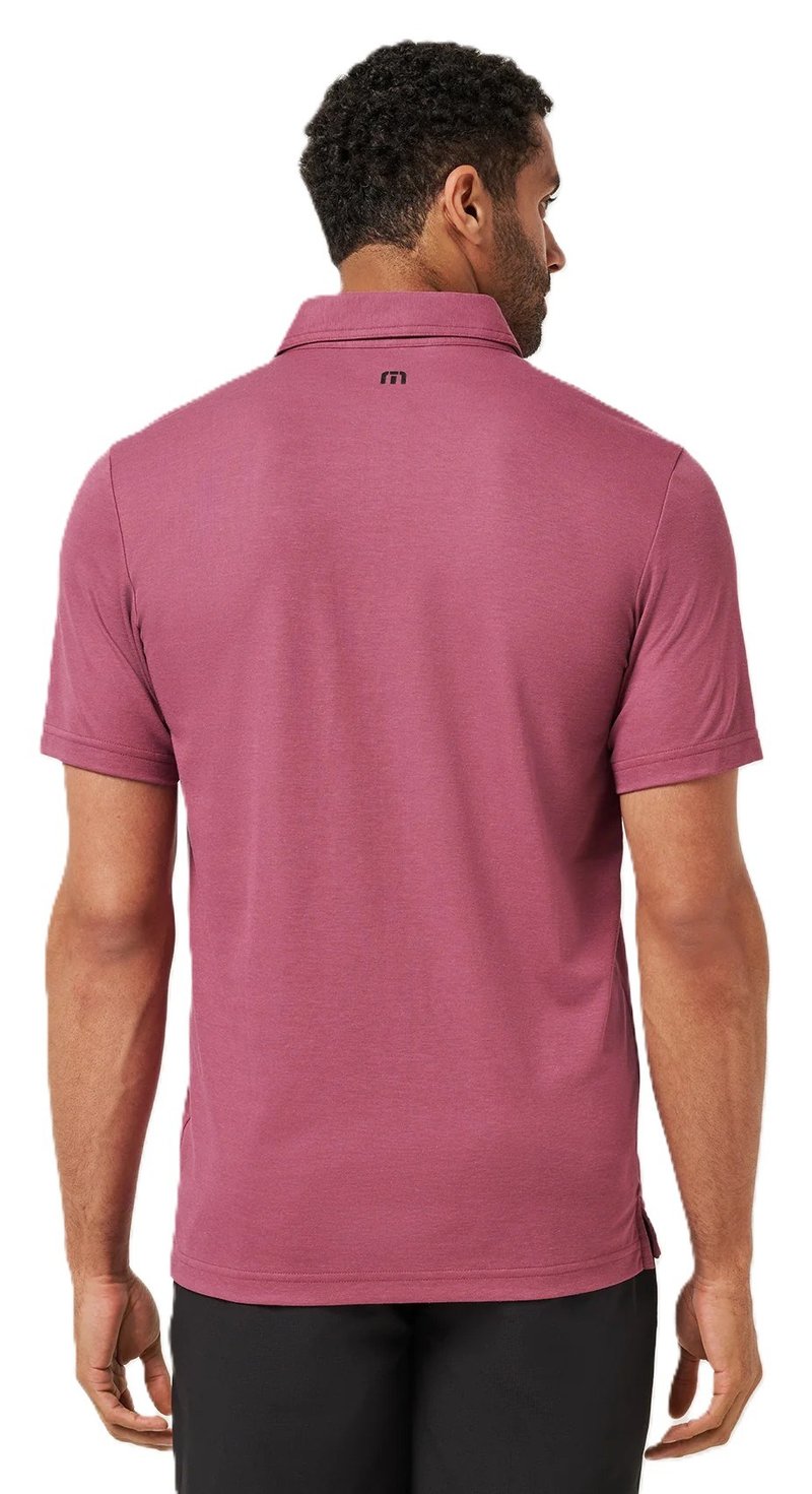 Travis Mathew Bungee Jump polo da uomo, damson