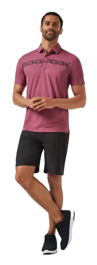 Travis Mathew Bungee Jump polo da uomo, damson