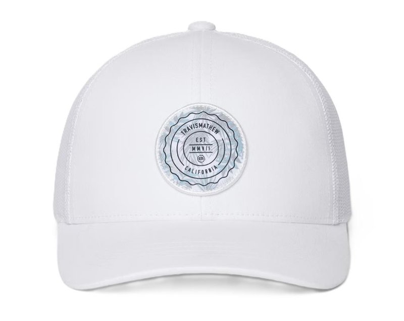 Travis Mathew The Patch Floral junior cappellino, bianco