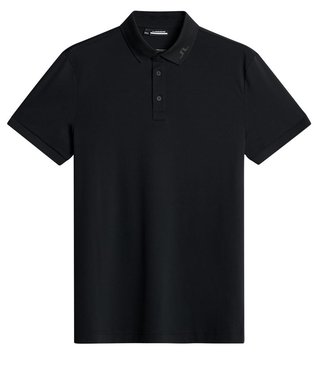 J.Lindeberg KV Print polo da uomo, nero