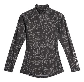 J.Lindeberg Ella Print Compression T-shirt da donna, asphalt