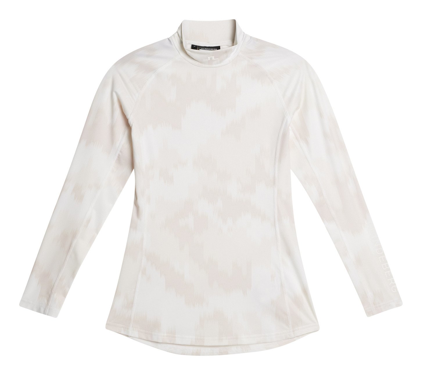 J.Lindeberg Ella Print Compression T-shirt da donna, warp gray lilac