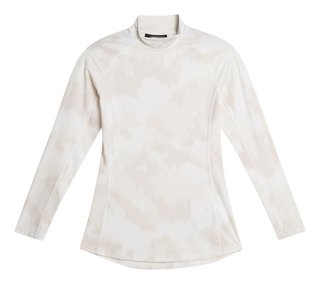 J.Lindeberg Ella Print Compression T-shirt da donna, warp gray lilac