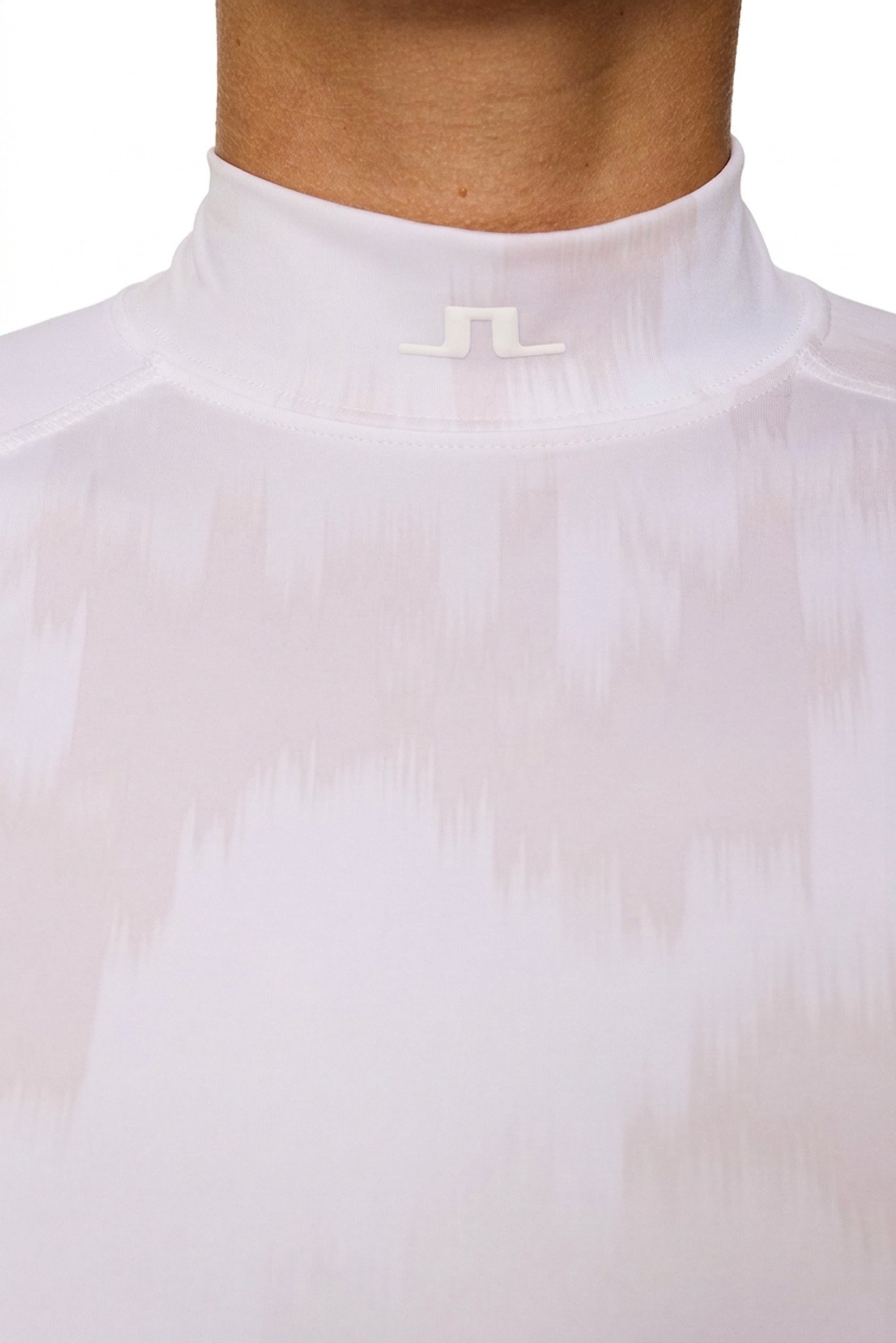 J.Lindeberg Ella Print Compression T-shirt da donna, warp gray lilac