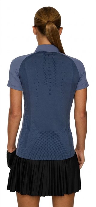 J.Lindeberg Bobi polo donna, vintage indigo