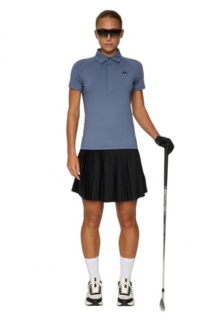J.Lindeberg Bobi polo donna, vintage indigo