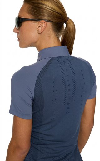 J.Lindeberg Bobi polo donna, vintage indigo