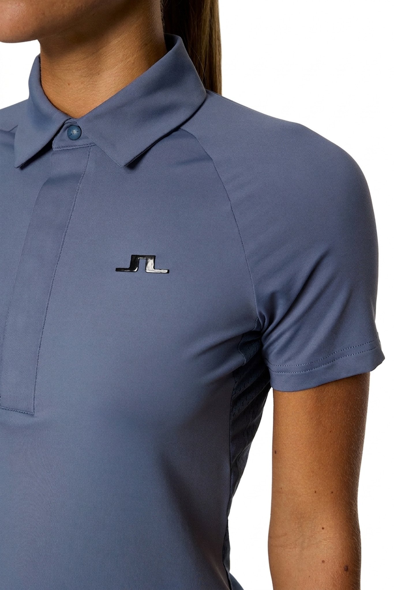 J.Lindeberg Bobi polo donna, vintage indigo