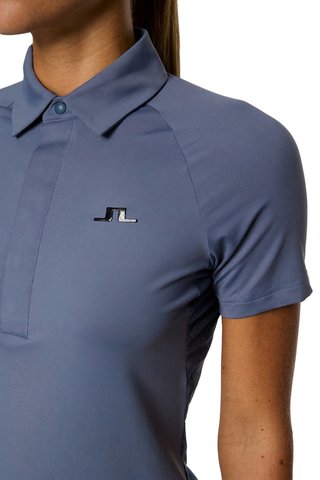 J.Lindeberg Bobi polo donna, vintage indigo