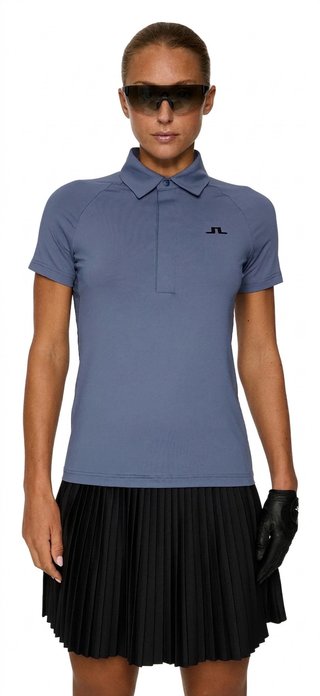 J.Lindeberg Bobi polo donna, vintage indigo