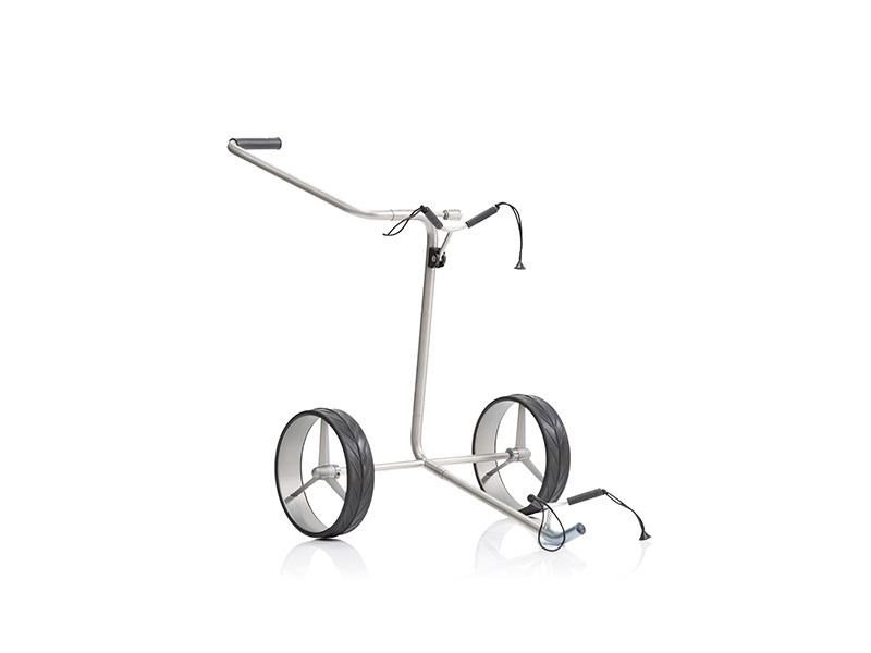 JuCad Titan carrello manuale a 2 ruote + borsa da trasporto JTT, titanio