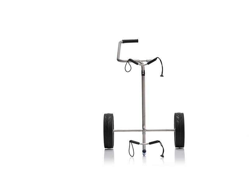 JuCad Titan carrello manuale a 2 ruote + borsa da trasporto JTT, titanio