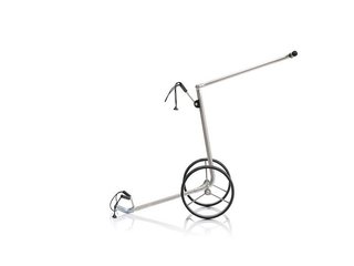 JuCad Titan carrello manuale a 2 ruote + borsa da trasporto JTT, titanio