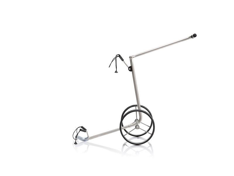 JuCad Titan carrello manuale a 2 ruote + borsa da trasporto JTT, titanio