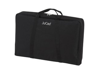 JuCad Edition S carrello manuale a 3 ruote, lega di alluminio + borsa da trasporto JTT, argento