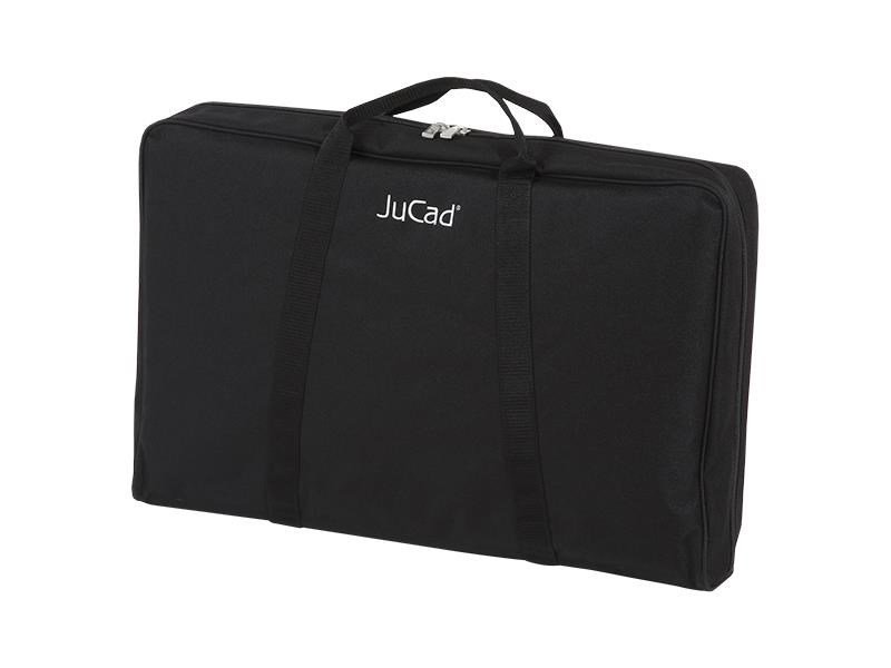 JuCad Edition S carrello manuale a 3 ruote, lega di alluminio + borsa da trasporto JTT, argento