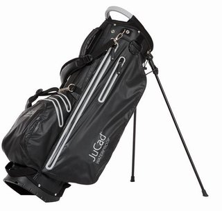 JuCad Waterproof 2in1 stand bag, nero/titanio