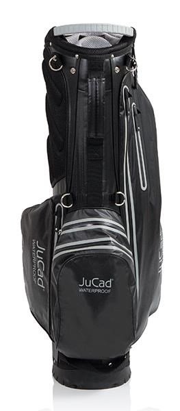 JuCad Waterproof 2in1 stand bag, nero/titanio