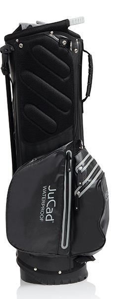 JuCad Waterproof 2in1 stand bag, nero/titanio
